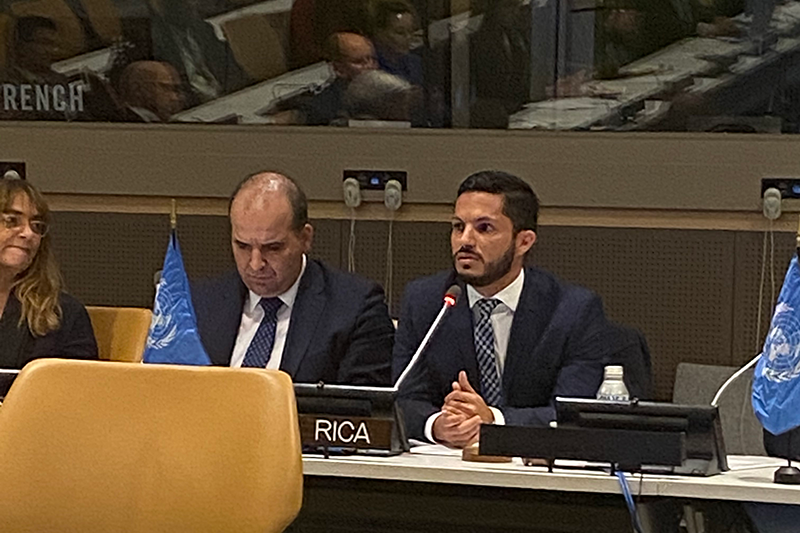 Francisco Delgado Jimenez, Human Development and Social Inclusion Minister from Costa Rica, highlighted priorities for adolescents.